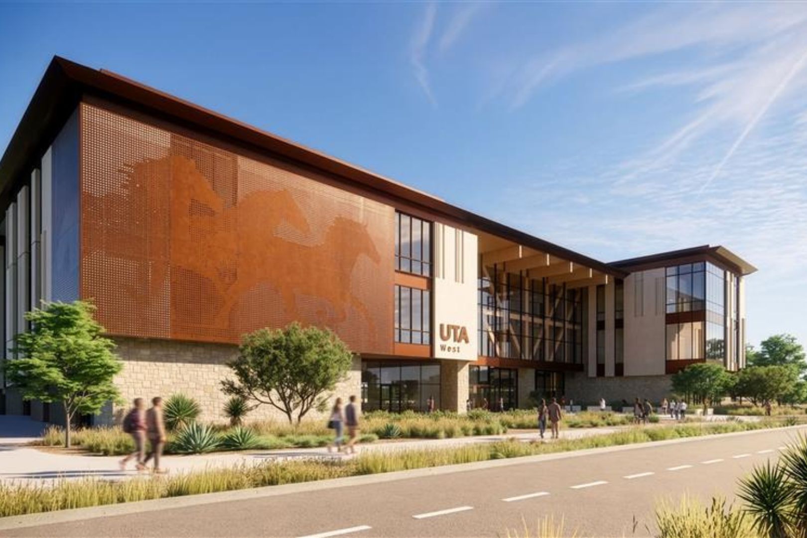 Image shows a rendering of a UTA West building" style=" height:1080px; width:1620px" _languageinserted="true" src="https://cdn.prod.web.uta.edu/-/media/874b506e3ccf41e9a947df52f7f88f30.jpg
