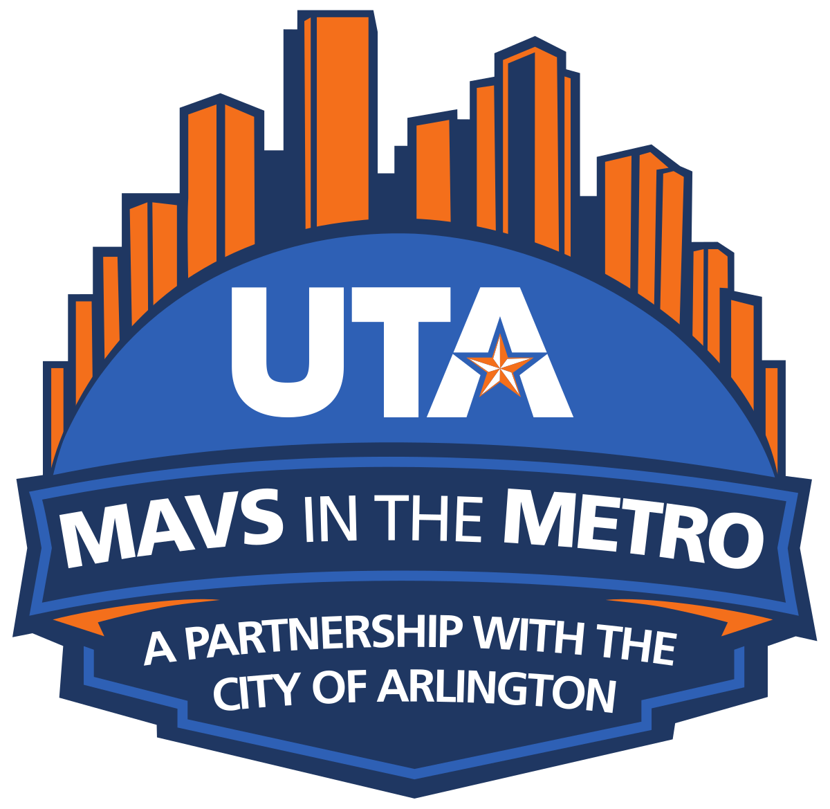Mavs in the Metro logo