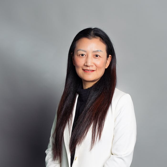 University of Texas at Arlington Associate Professor, Dr. Ling Xu, poses for a photo.