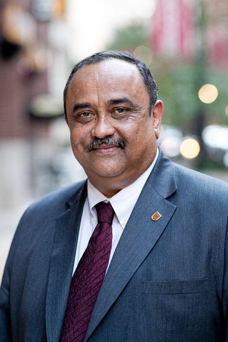 University of Arlington School of Social Work Interim Dean, Dr. Goutham Menon, poses for a photo. (Courtesy Photo)