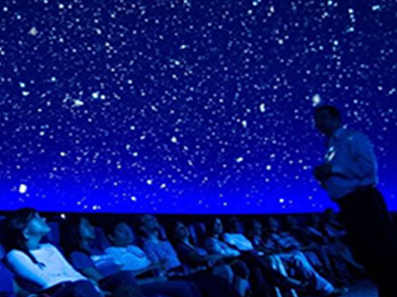 stars inside the uta planetarium