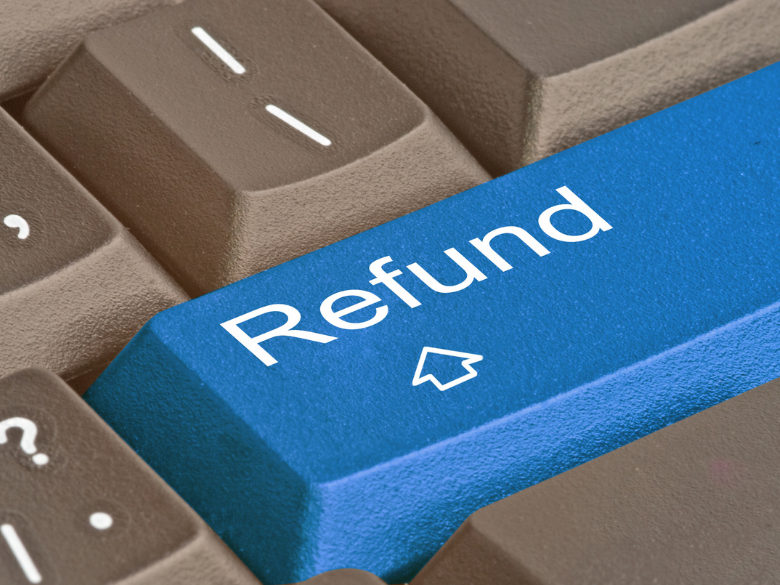 Refund computer key