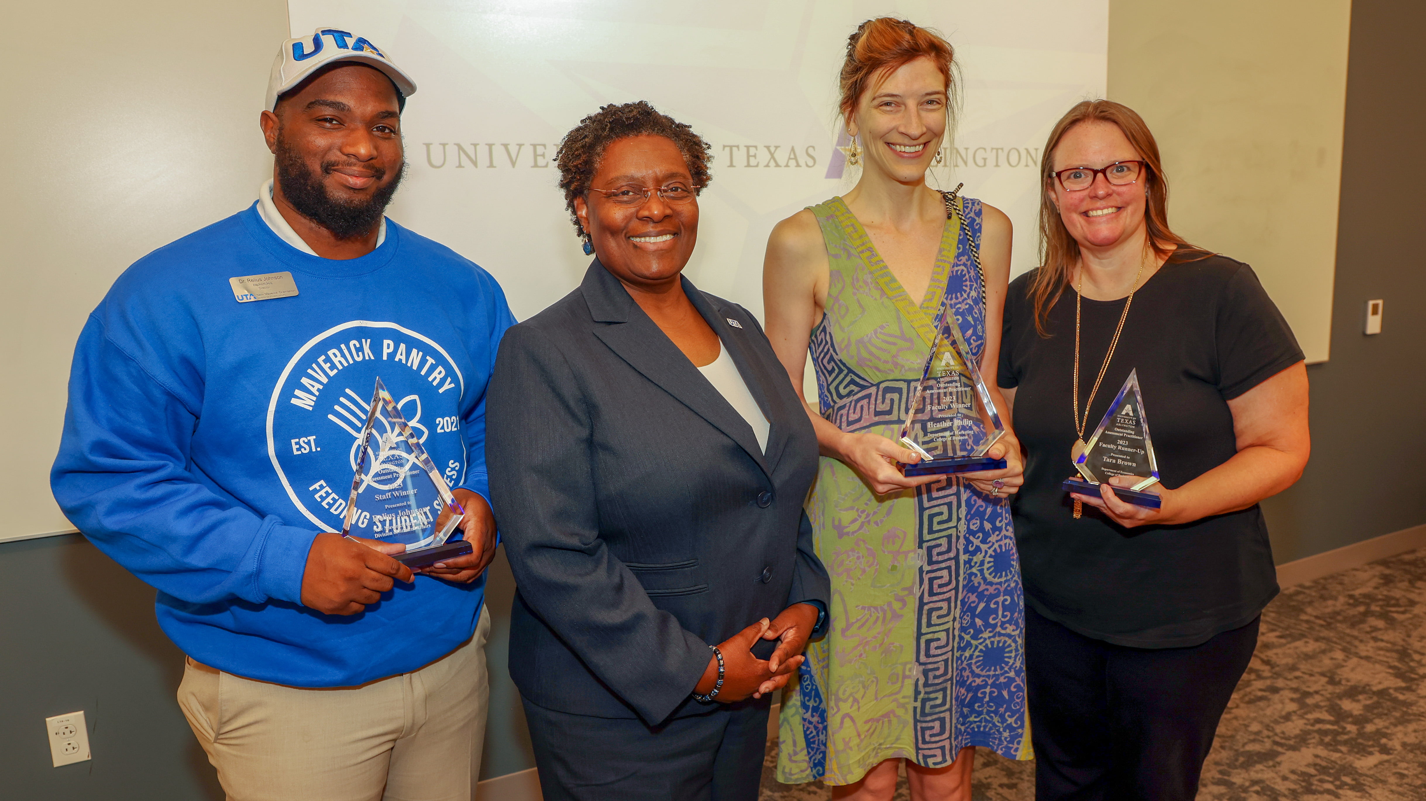 Program Assessment Award - Recipients and Provost  