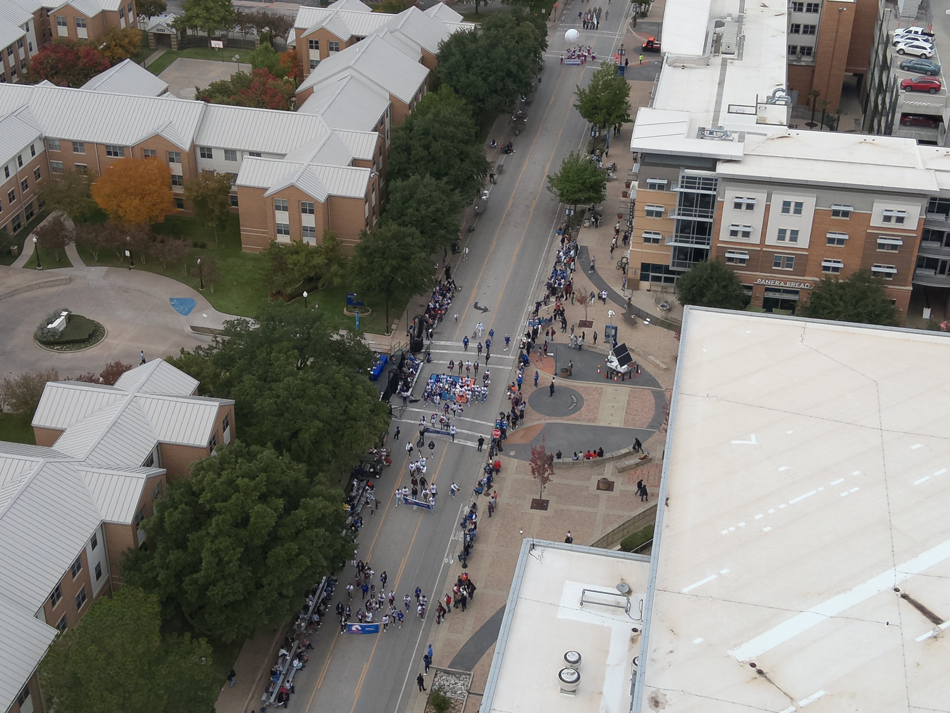 Aerial view of College park District