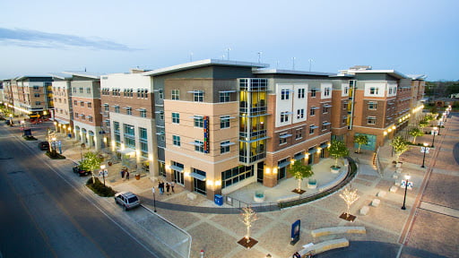 Vandergriff hall overhead view