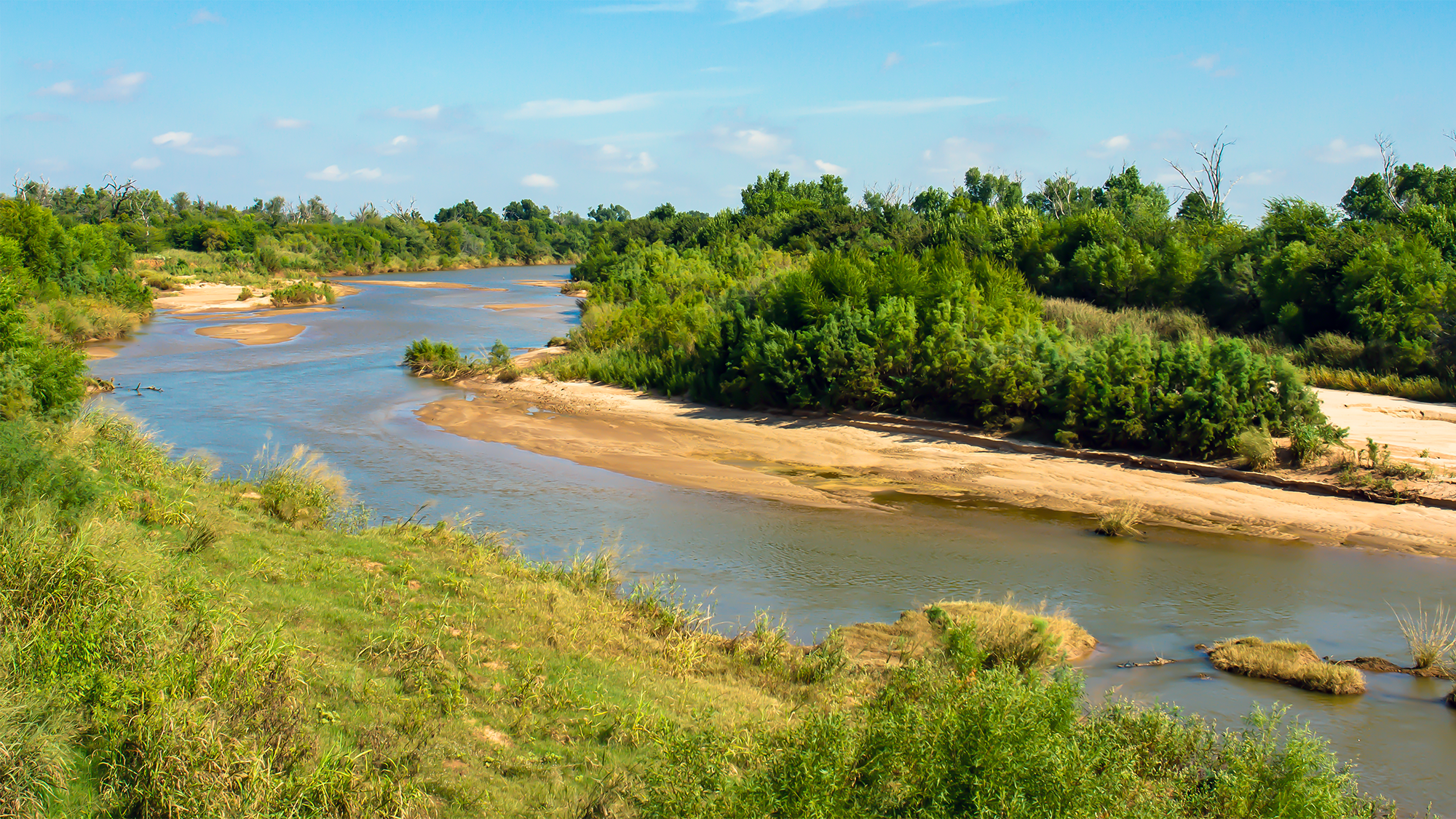 Red River in the Pan Handle of Texas
