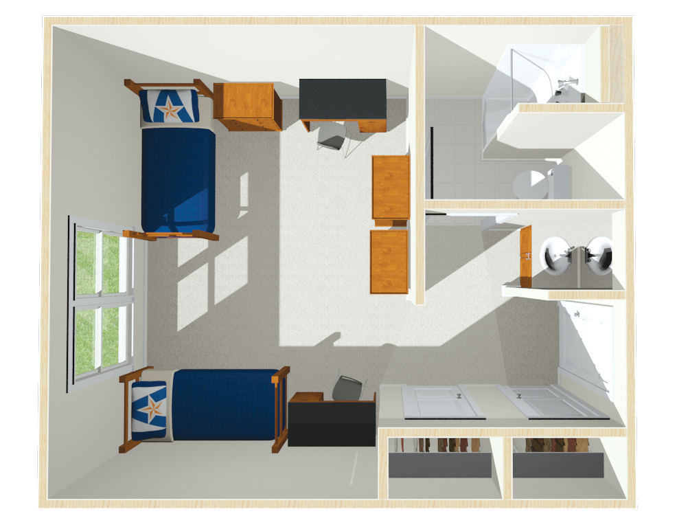 double suite floorpan