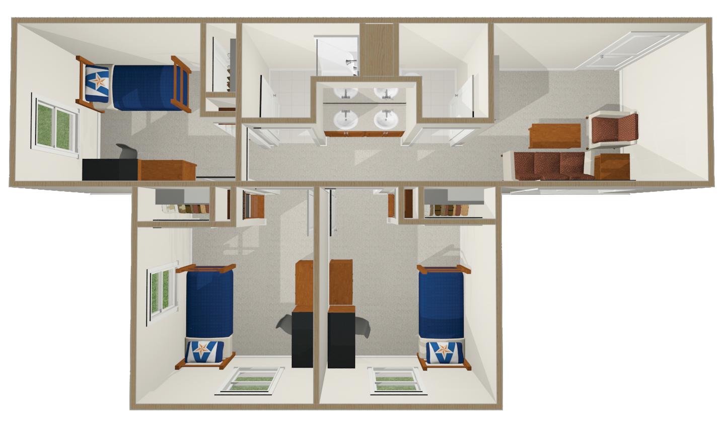 private suite floorplan