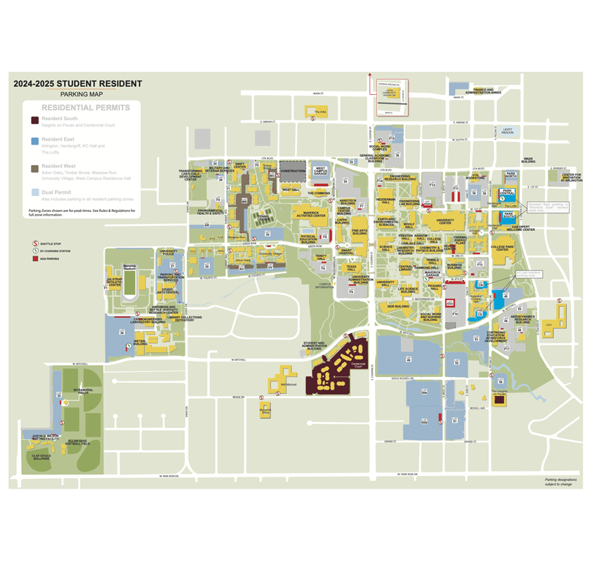 campus parking map