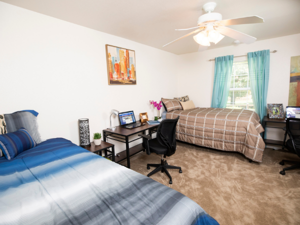 Inside an unfurnished meadow run bedroom 