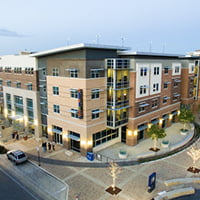 Vandergriff hall overhead view