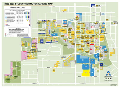 Parking Maps And Campus Operations The University Of Map Thumb Student Commuter Parking Map Fall2021 