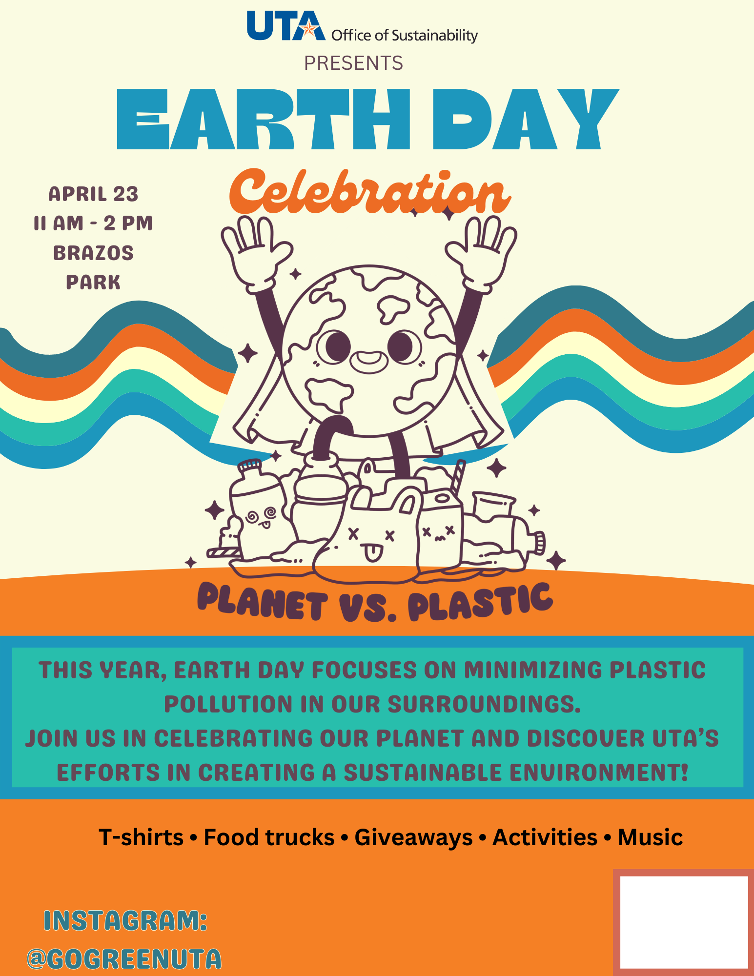 UTA Earth Day flyer