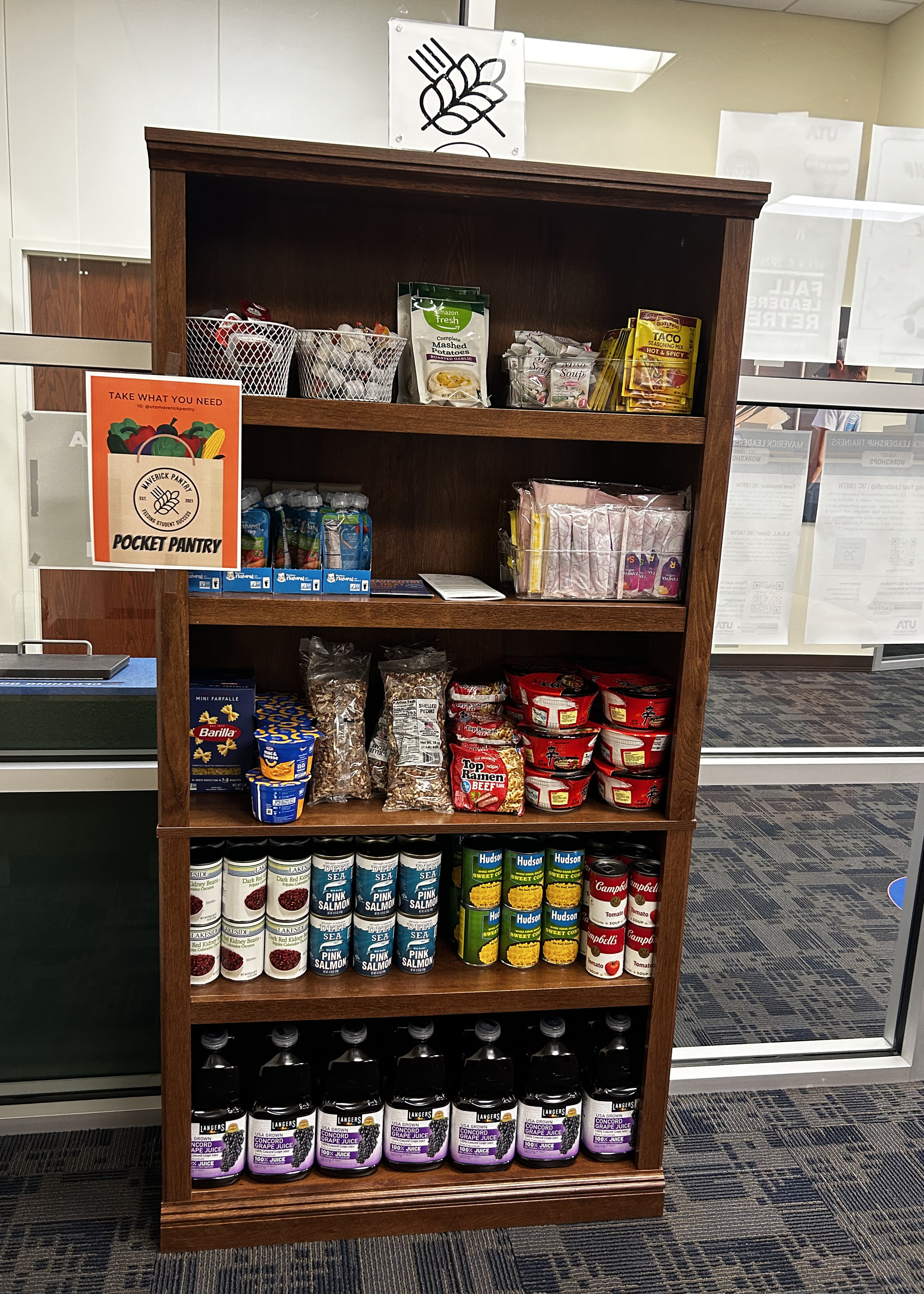 Pantry Shelf in University Center