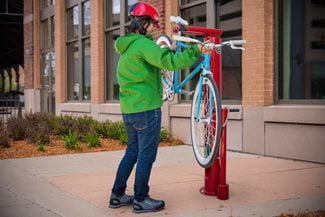 Bike repair station