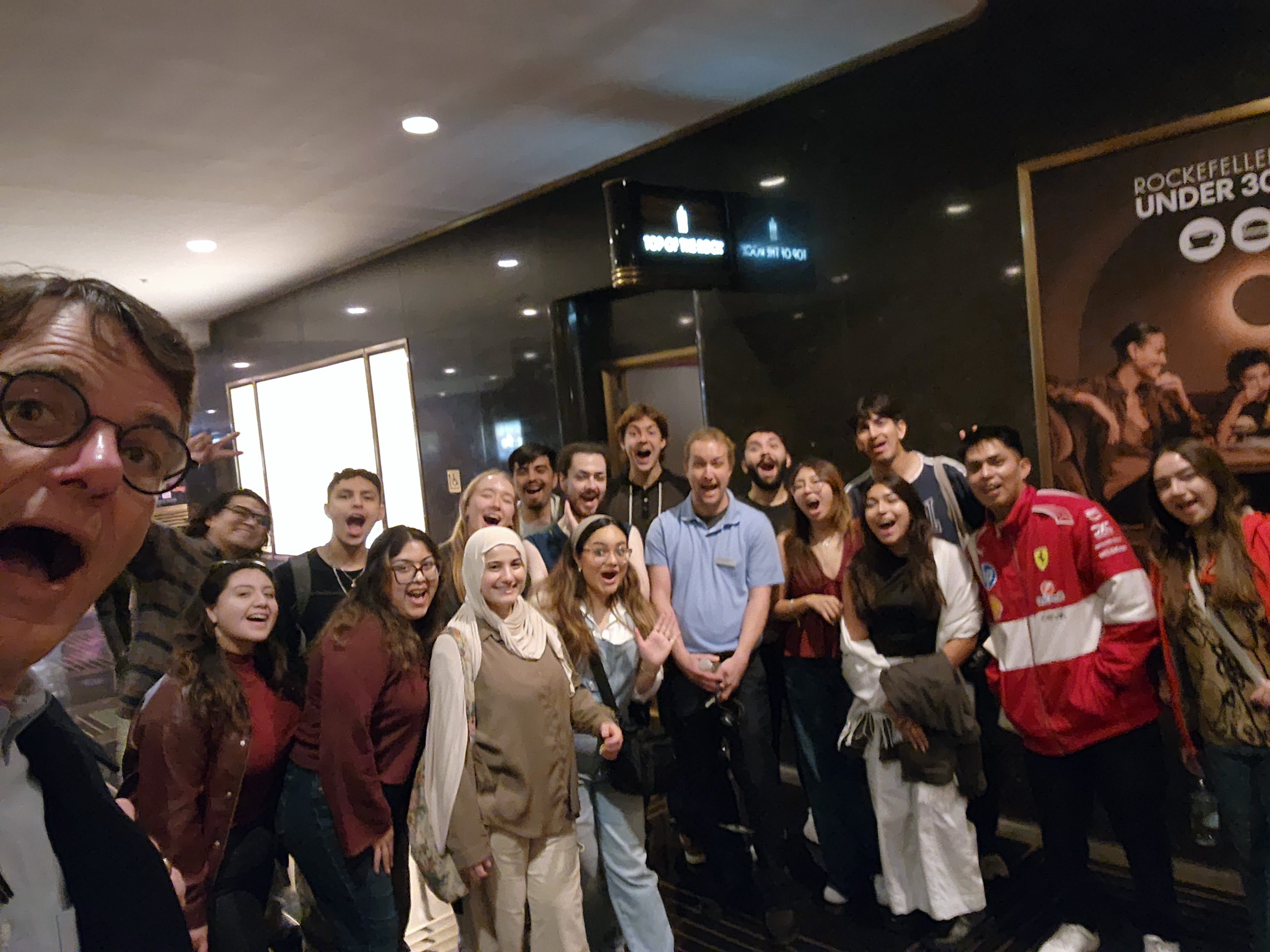 Professor Malone and his students