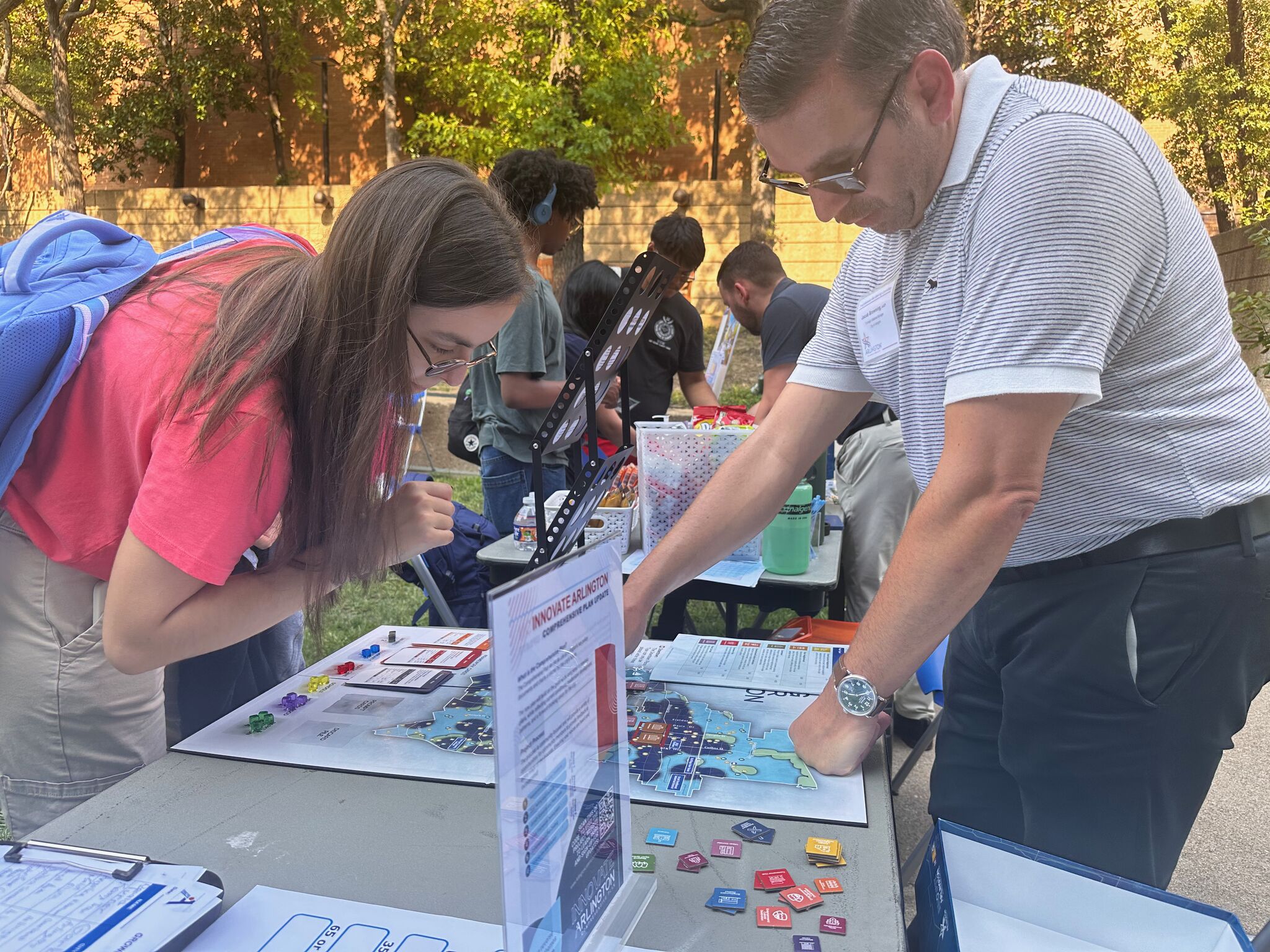 Student Playing Board Game