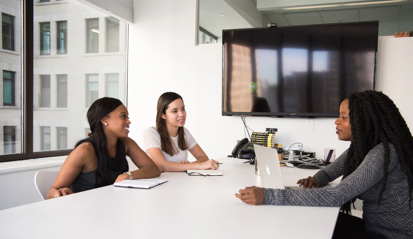 Women having a meeting 