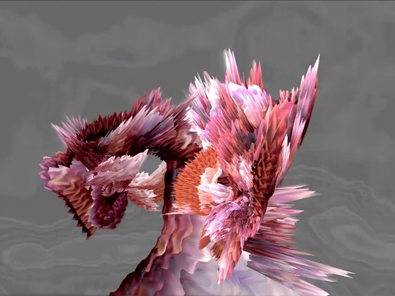 still from the Aesthetics of AI Lecture