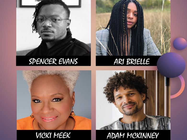 a collection of 4 people for the beyond the studio event