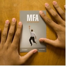 a flyer for the art and art history MFA program