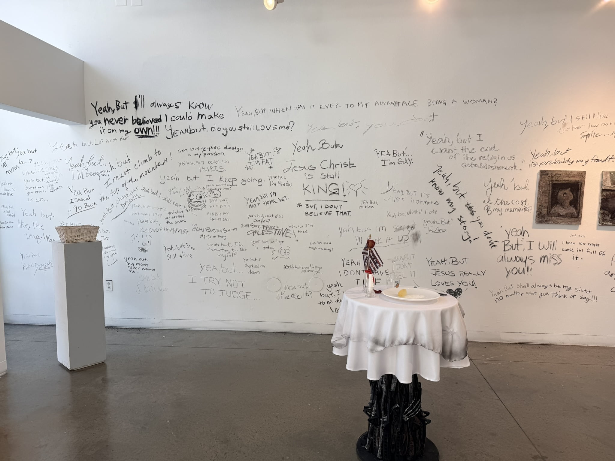 View of the Yeah But Exhibit Wall