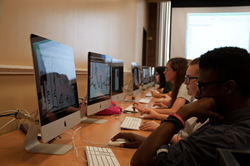 An image of people using computers