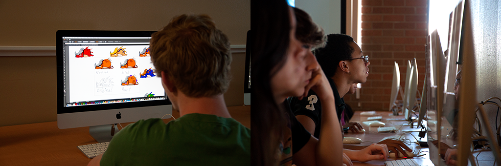 An image of people using computers