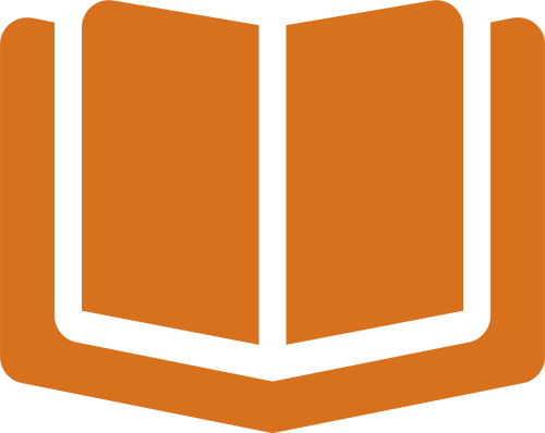 book icon in orange
