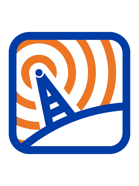 broadcasting sequence, radio antenna with waves emitting