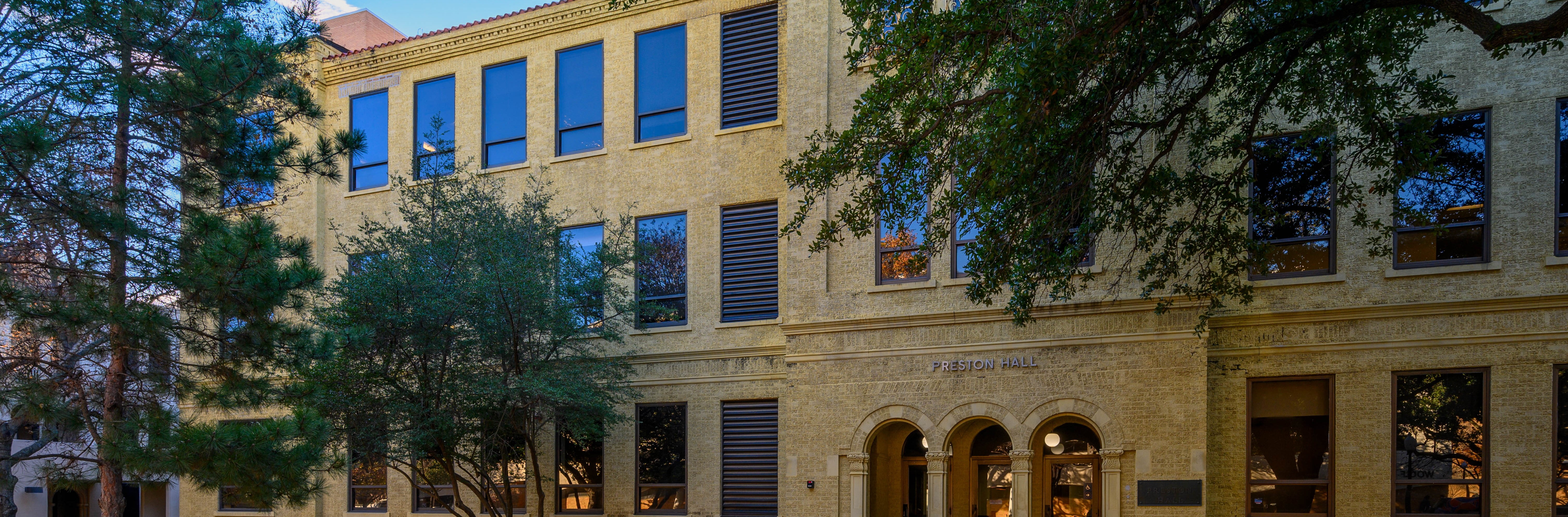 Uta preston hall building