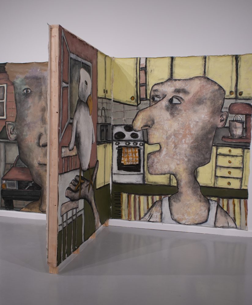 Emelie Stenhammar's artwork titled "How Unexpected" from another angle.