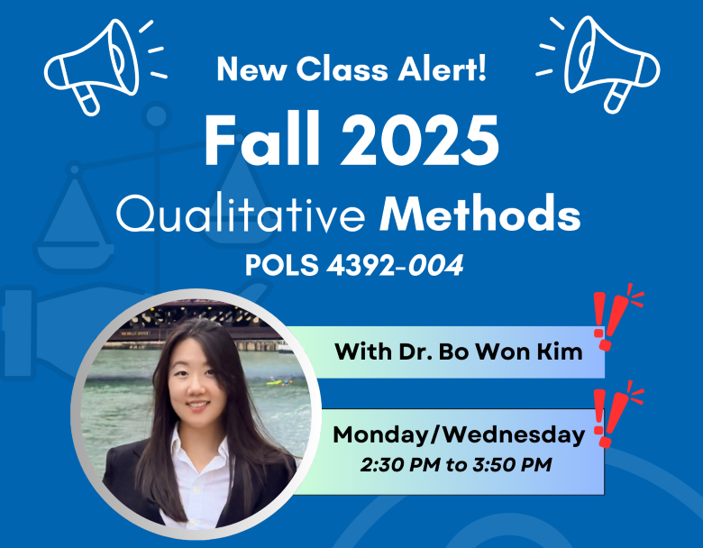 New course qualitative methods with Prof Kim