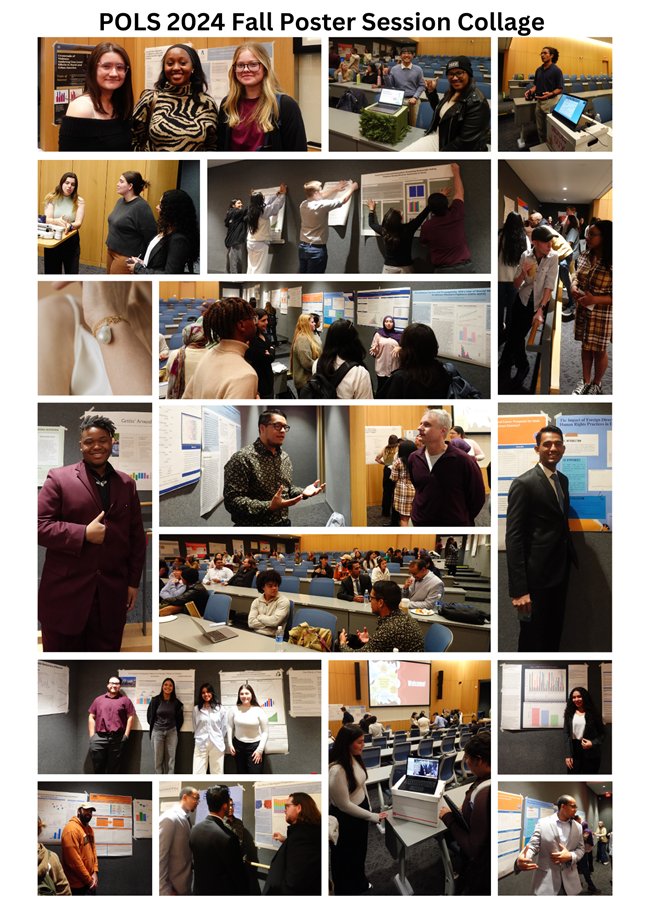 Poster session collage
