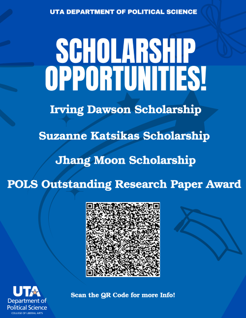 2025 POLS endowed scholarships and paper awards flyer
