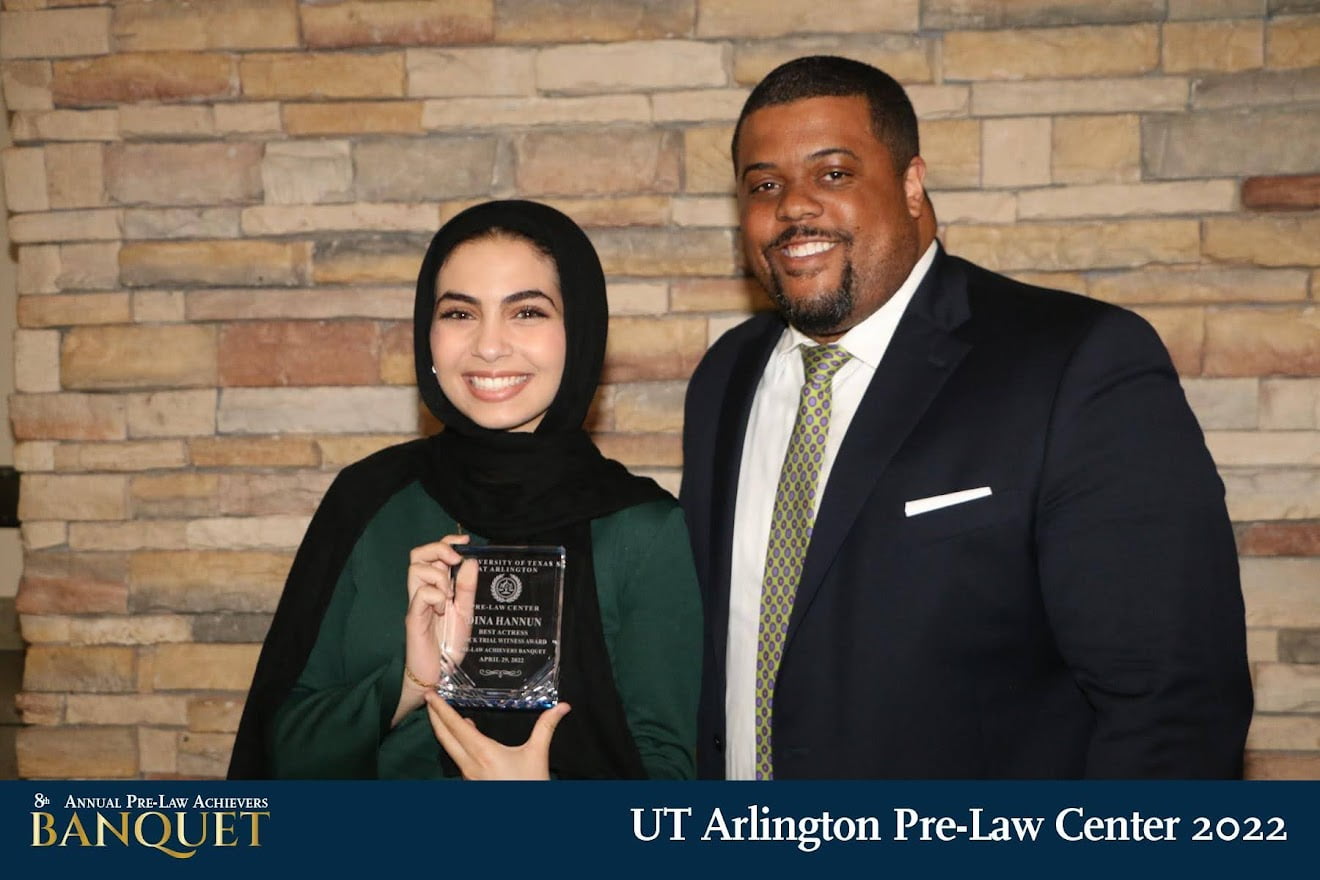 Winner of the Mock Trial Best Actress Award