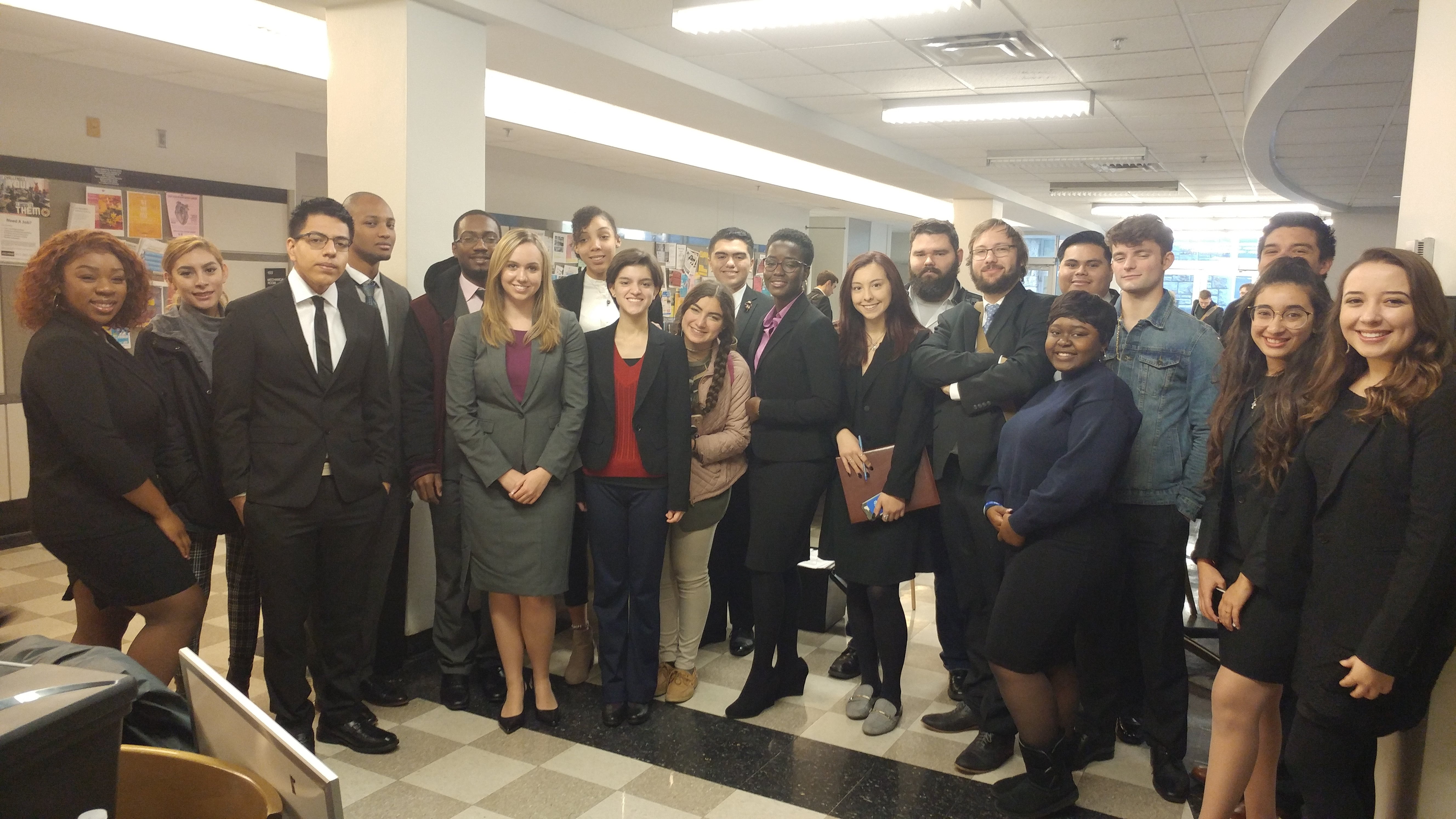 UTA Pre-Law Mock Trail - 2018 Team 1