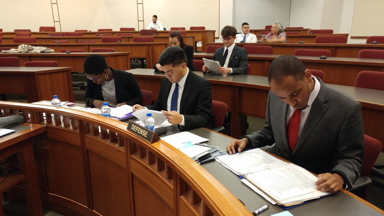 UTA Pre-Law Moot - Oral Mock Trial left side