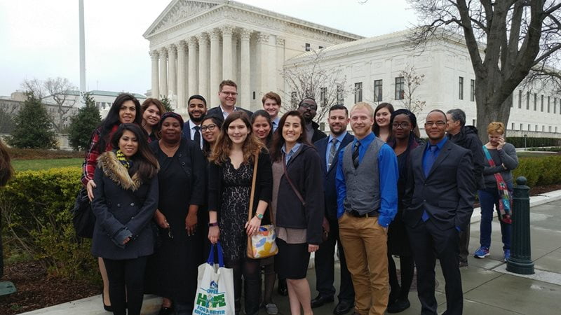 group photo of pre-law society organization