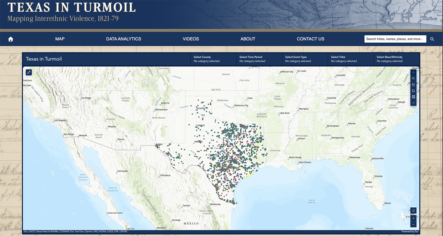 Texas in Turmoil Landing Page