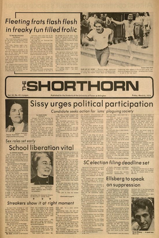 1974 shorthorn newspaper