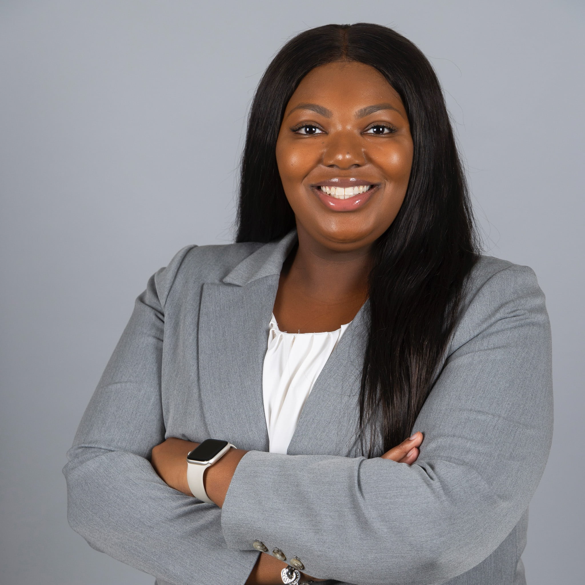 Courtney King, Goolsby leadership Academy Special Programs Coordinator, poses for a professional photo. (Courtesy photo) 