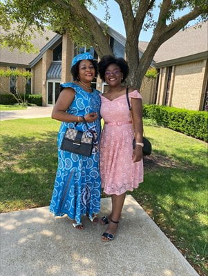 Hofran Ngoma with Mom