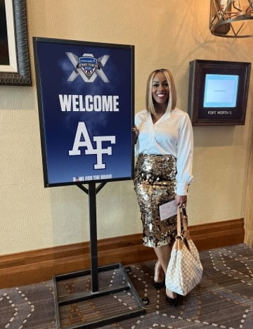 Tamiko at the 2022 Armed Forces Luncheon