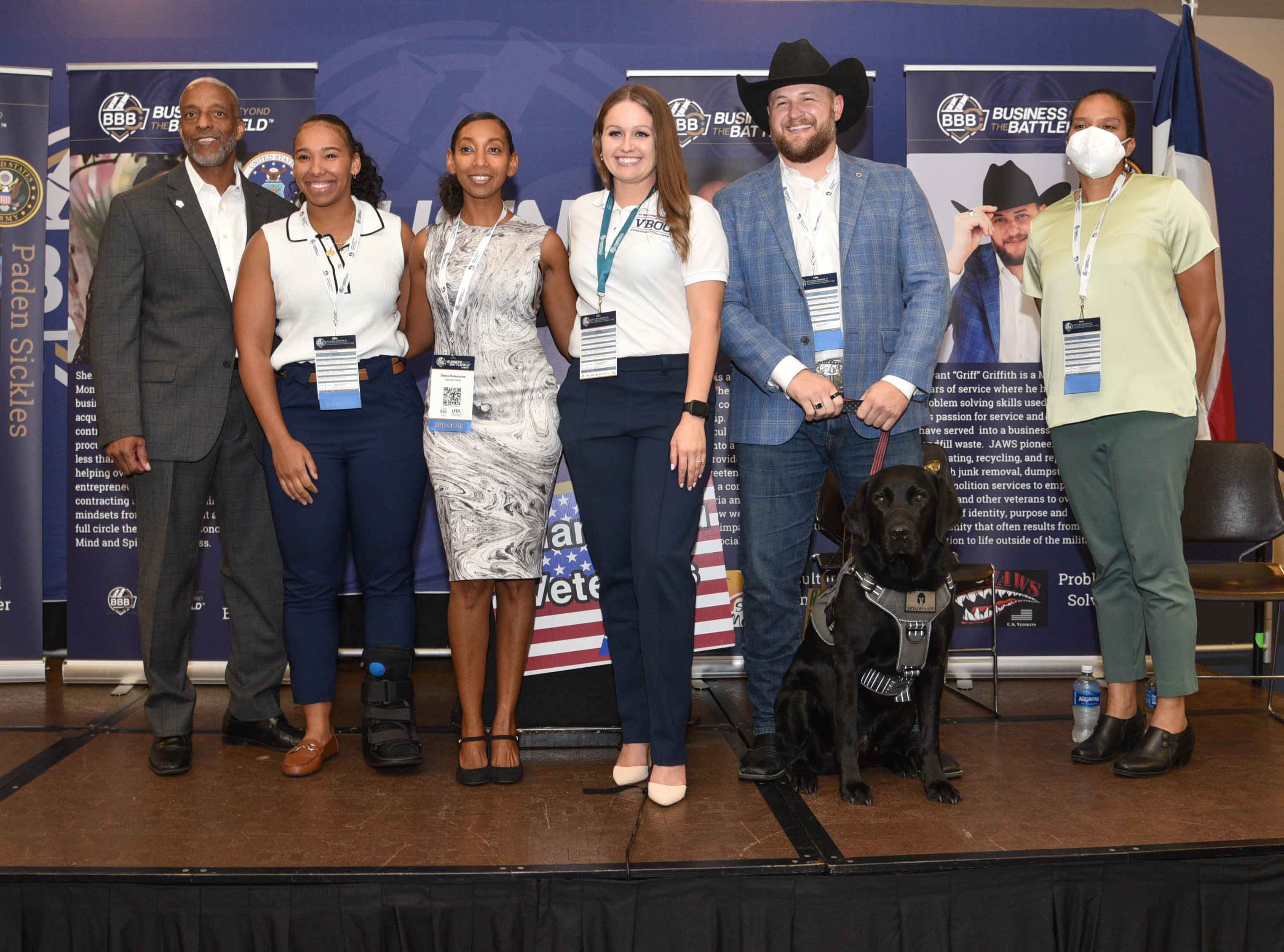 Members of UTAVBOC pose with attendees of the 2024 Business Beyond the Battlefield Conference. (Courtesy Photo)