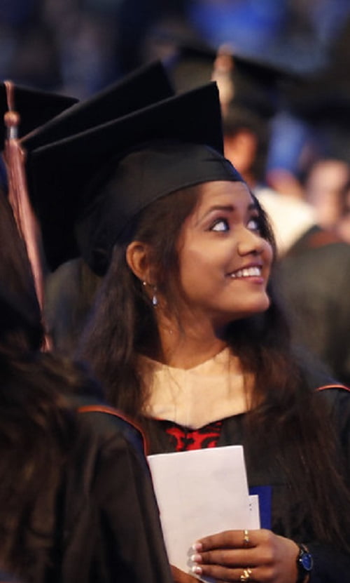 MS MBA Graduation Girl UTA 