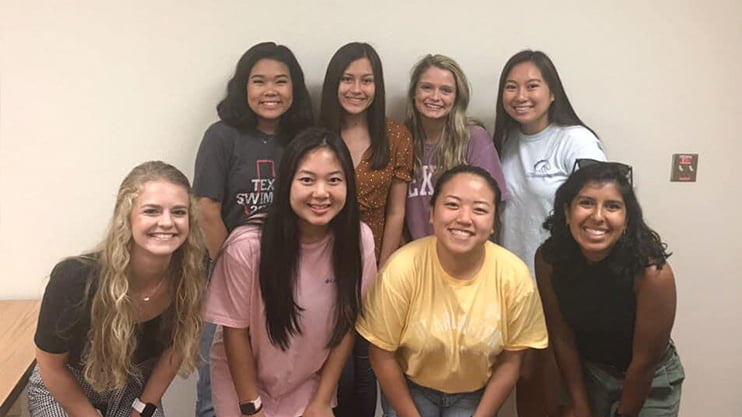 Eight members of the Nursing Mentor Program.