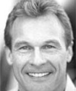 Kevin Abelback black and white portrait