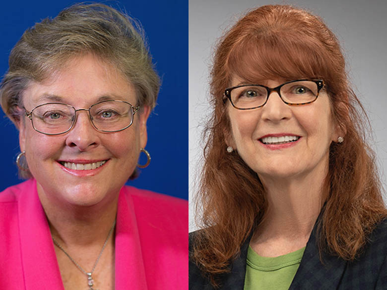 portraits of Dr. Cynthia Plonien and Dr. Mari Tietze