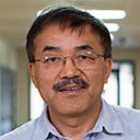 Portrait of Yan Xiao in the Smart Hospital hallway